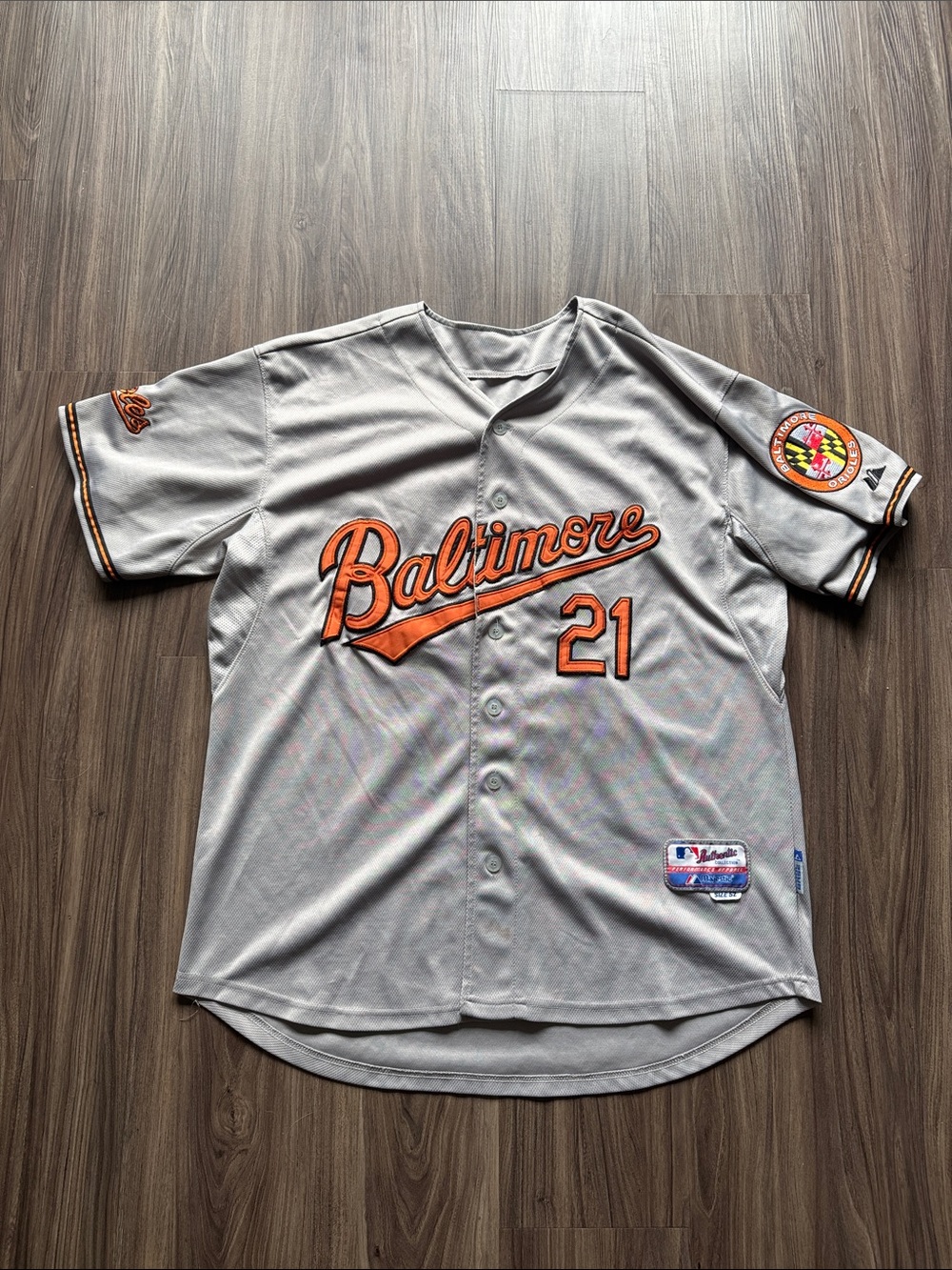 Baltimore Orioles - Nick Markakis- #21 - Stitched Jersey - Size 52